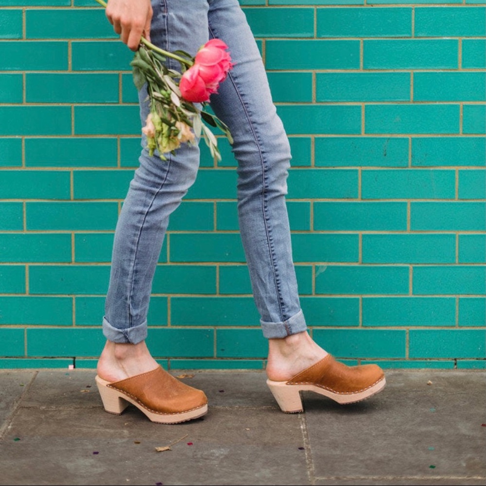 Swedish High Heel Classic Clogs